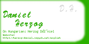 daniel herzog business card